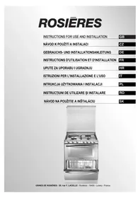 Notice ROSIERES TR631NOX1 Mașini de spălat vase