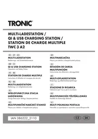 Notice TRONIC TWC 3A1 Polnilna postaja