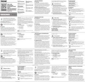 Notice TRONIC TCAG A1.8 Câble de charge