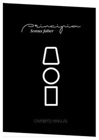 Notice Sonus Faber PRINCIPIA Lautsprecher