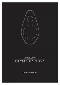 Notice Sonus Faber OLYMPICA NOVA CII Lautsprecher