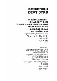 Notice BEYERDYNAMIC BEAT BYRD Casque