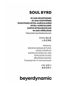 Notice BEYERDYNAMIC SOUL BYRD Casque