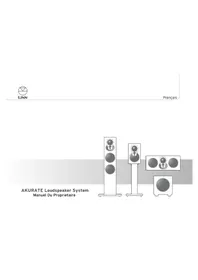 Notice Linn AKURATE Haut-parleur