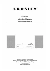Notice Crosley ARIA CR7019A Platine_disque