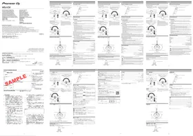 Notice PIONEER HDJCX Casque audio