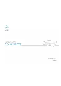 Notice Linn AKURATE CD Lecteur/enregistreur de cd