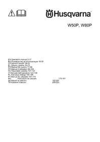 Notice HUSQVARNA W 50P Pompă