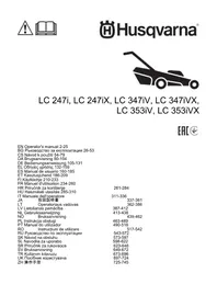 Notice HUSQVARNA LC 247XI Elektrinė vejapjovė
