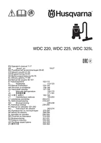 Notice HUSQVARNA WDC 225 진공 청소기