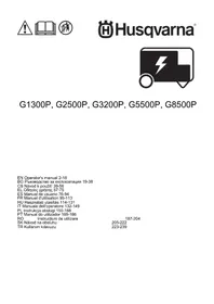 Notice HUSQVARNA G1300P Γεννήτρια