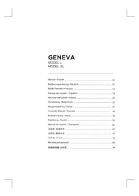 Notice GENEVA CLASSICXL Hi-Fi系统