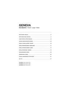 Notice GENEVA AEROSPHERE S Høyttaler