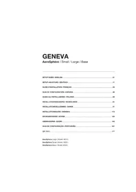 Notice GENEVA AEROSPHèRE BASE