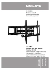 Notice MAGNAVOX MFM00524 Soporte de pared para televisión