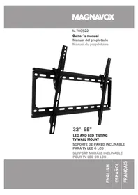 Notice MAGNAVOX MT00522 Montaje en pared