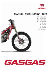 Notice GAS GAS TXT RACING 250 (2022) Moto