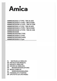 Notice AMICA XTYPE AMMB25E3SGB Magnetron