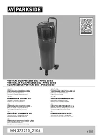 Notice PARKSIDE PVKO 50 B2 Compresseur d'air