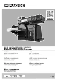Notice PARKSIDE PBTS 370 A1 Ponceuse