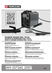 Notice PARKSIDE PISG 120 B3 Poste à souder