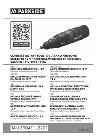 Notice PARKSIDE PFBS 12 C5 Perceuse