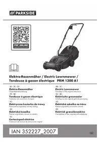 Notice PARKSIDE PRM 1300 A1 Tondeuse à gazon