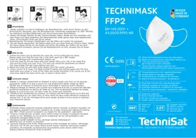Notice TECHNISAT TECHNIMASK FFP2 Masque de protection respiratoire