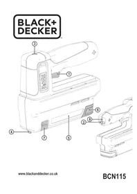 Notice BLACK & DECKER BCN115 Agrafeuse