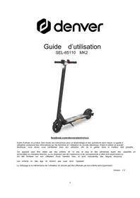 Notice DENVER SEL65110 MK2 Scooter