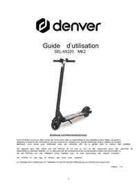 Notice DENVER SEL65220 MK2 Scooter
