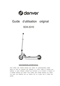 Notice DENVER SCK5310 Scooter