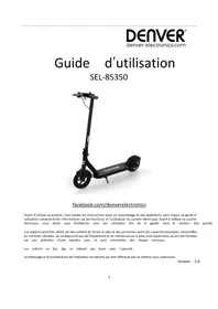 Notice DENVER SEL85350 MK2 Scooter