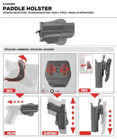 Notice Umarex PADDLE HOLSTER Accessoire pour arme