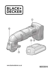 Notice BLACK & DECKER BDCOS18N Multitools