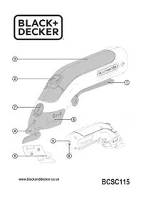 Notice BLACK & DECKER BCSC115 Outil électrique