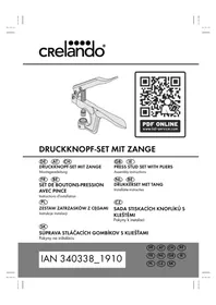 Notice Crelando IAN 340338 Pince outil