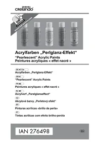 Notice Crelando IAN 103401 Peintures acryliques