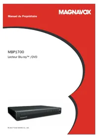 Notice MAGNAVOX MBP1700 Lecteur dvd
