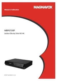 Notice MAGNAVOX MBP6700P Lecteur dvd