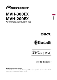 Notice PIONEER MVH300EX Récepteur audio-vidéo
