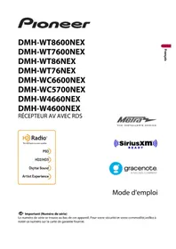 Notice PIONEER DMHWT76NEX Récepteur audio-vidéo