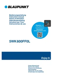 Notice BLAUPUNKT 5WK600FF0 Bodega