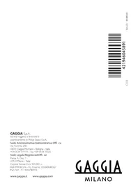 Notice GAGGIA NEW CLASSIC RI9480 Espressor de cafea