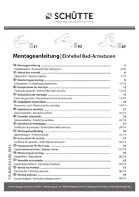 Notice Schütte IDROVIA Baignoire