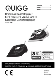Notice QUIGG GTSIC06 Strijkijzer