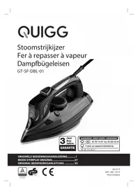 Notice QUIGG GTSFDBL01 Strijkijzer
