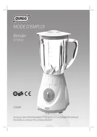 Notice QUIGG GTSB02 Robot ménager