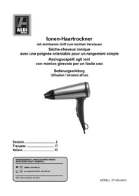 Notice GlobalTronics GTHDI04CH Sèche cheveux