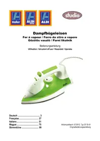 Notice Studio GTSI01CH Fer à repasser